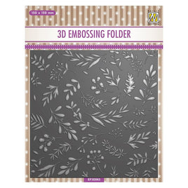 Nellie's Choice - 3D embossing folder Branches & Berries