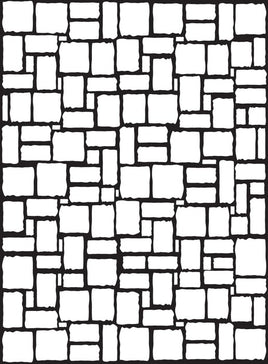 Darice - Embossing folder -  Brick Wall pattern