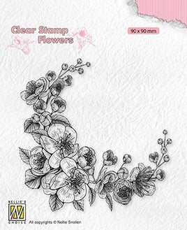 Nellie's Choice - Clear Stamps -"Blossom Corner"