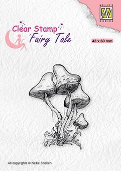 Nellie's Choice - Clear Stamps - Fairy-Tale -Mushrooms