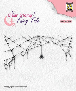Nellie's Choice - Clear Stamps - Fairy Tale Spider and Web
