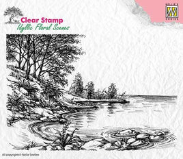 Nellie's Choice - Clear Stamps - Floral Scenes Waters Edge