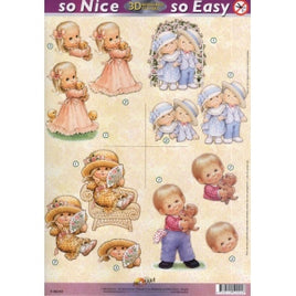 3D -Die Cut- Moreheads- Children and Pets
