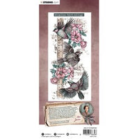 
              Studio Light- JMA -Clear Stamp Slimline Bird Collage Inner Peace
            