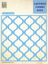 Nellie's Choice - Layered Combi Dies - Square Drops A