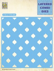 Nellie's Choice - Layered Combi Dies - Square Drops C