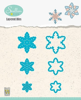 Nellie's Choice - Layered dies - Snowflakes 01