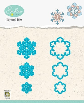 Nellie's Choice - Layered dies - Snowflakes 05
