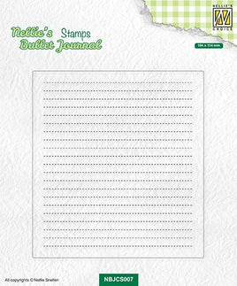 Nellie's Choice - Basic Notepage Layout clear stamps