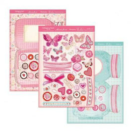 Hunkydory-Collage-a-Card Set Butterfly Jar & Sweets for My Sweet