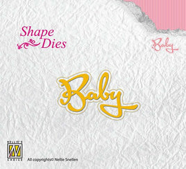 Nellie's Choice - Shape Dies- Text-"Baby"