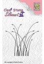 Nellie's Choice -Silhouette Clear Stamps "blooming grass"