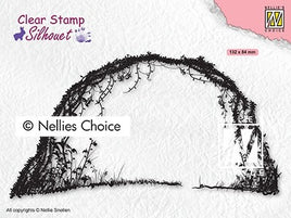 Nellie's Choice - Clear Stamp- Floral Bow