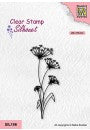 Nellie's Choice - Clear Stamps silhouette "Flowers-19"