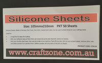 
              Craftzone - Silicone Sheets pkt 50
            