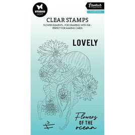 Studio Light • Essentials Clear Stamp Flower Squid