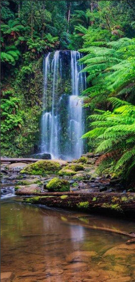 Background Scene Slimline - Waterfall