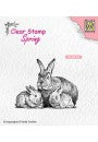 Nellie's Choice - Clear stamps Spring "rabbit family"