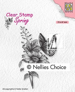 Nellie's Choice - Clear Stamps - Butterfly