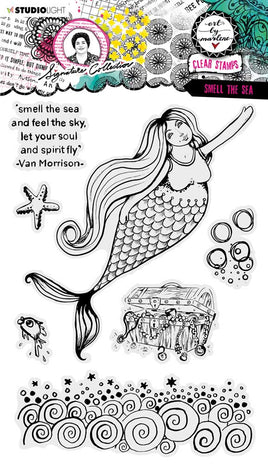 Art By Marlene - Signature Collection - Clear Stamp Set - Smell The Sea