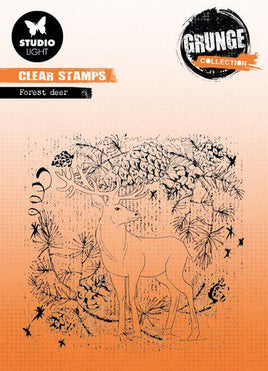 Studio Light - Clear Stamp Forest Deer - Grunge Collection