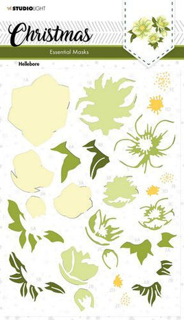 Studio Light - Mask/Stencil Helleborus Essentials No 145