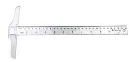 Nellie's Choice - T-ruler transparent plastic 30cm